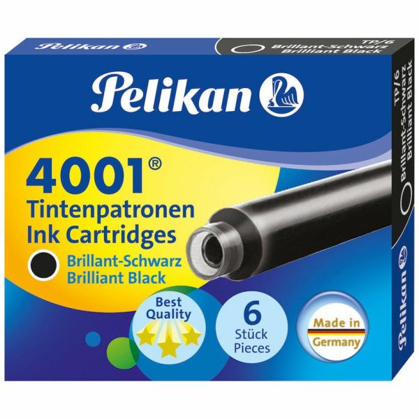 Tintenpatrone 4001 TP 6 brill.-schw 6 Patronen in der Faltschachtel Online-Schn?ppchen